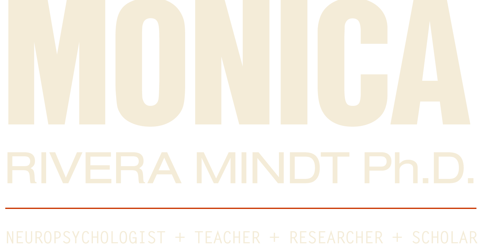 text reading Monica Rivera Mindt Ph.D.